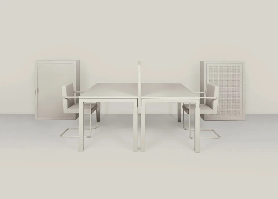 Boring Classic Duo Sit-Stand Desk, another view
