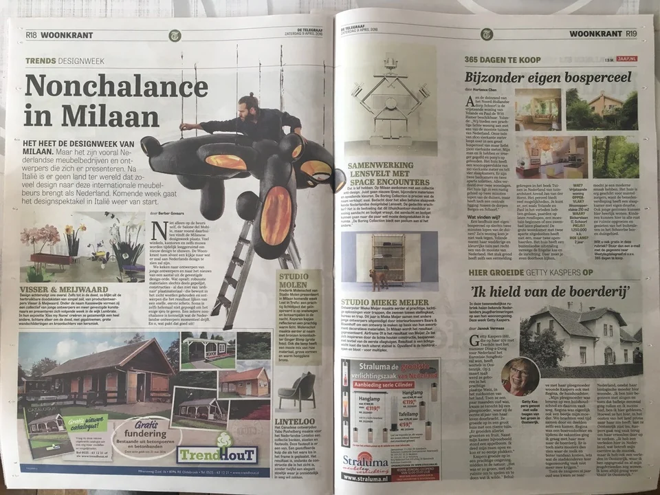 De Telegraaf, 9 april 2016.