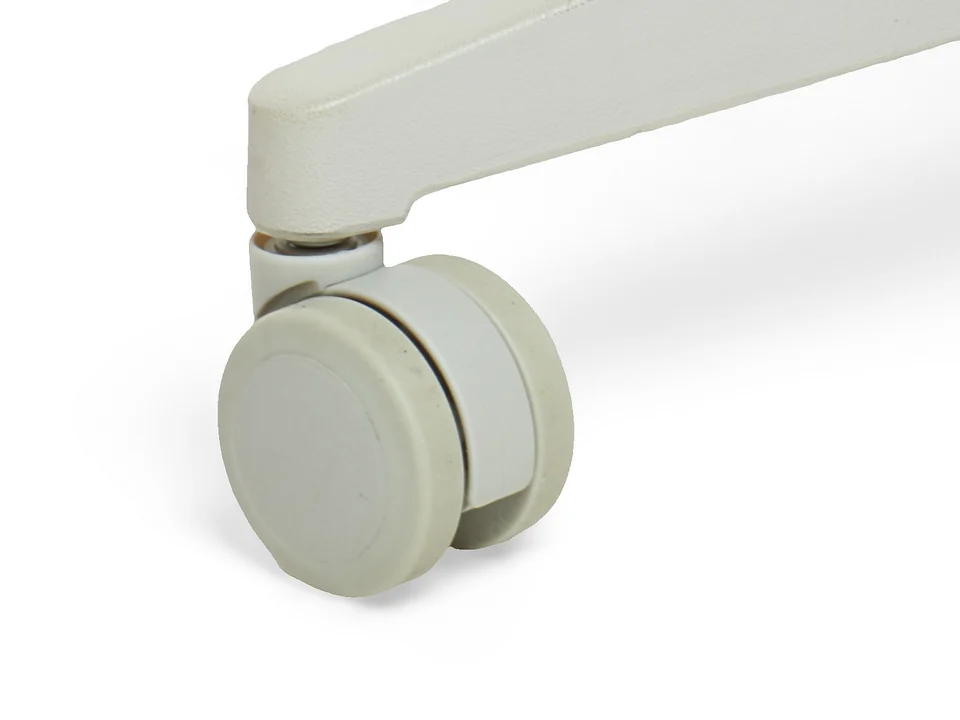 The grey castors of a Boring chair